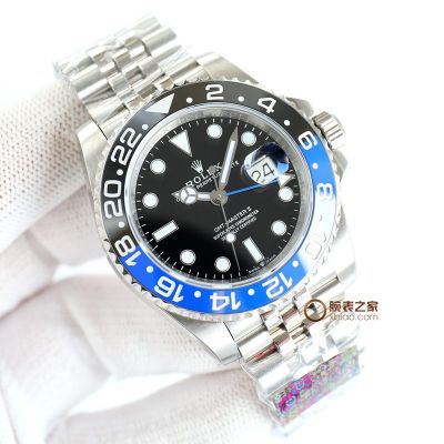 Clean Factory ROLEX GMT-Master ii 2836/3186/3285 Movement 904L Steel Black Watch